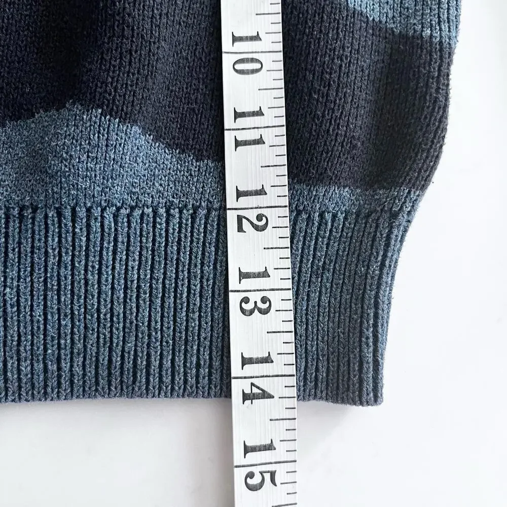 Gap boys blue green camo sweater XS/ 4-5